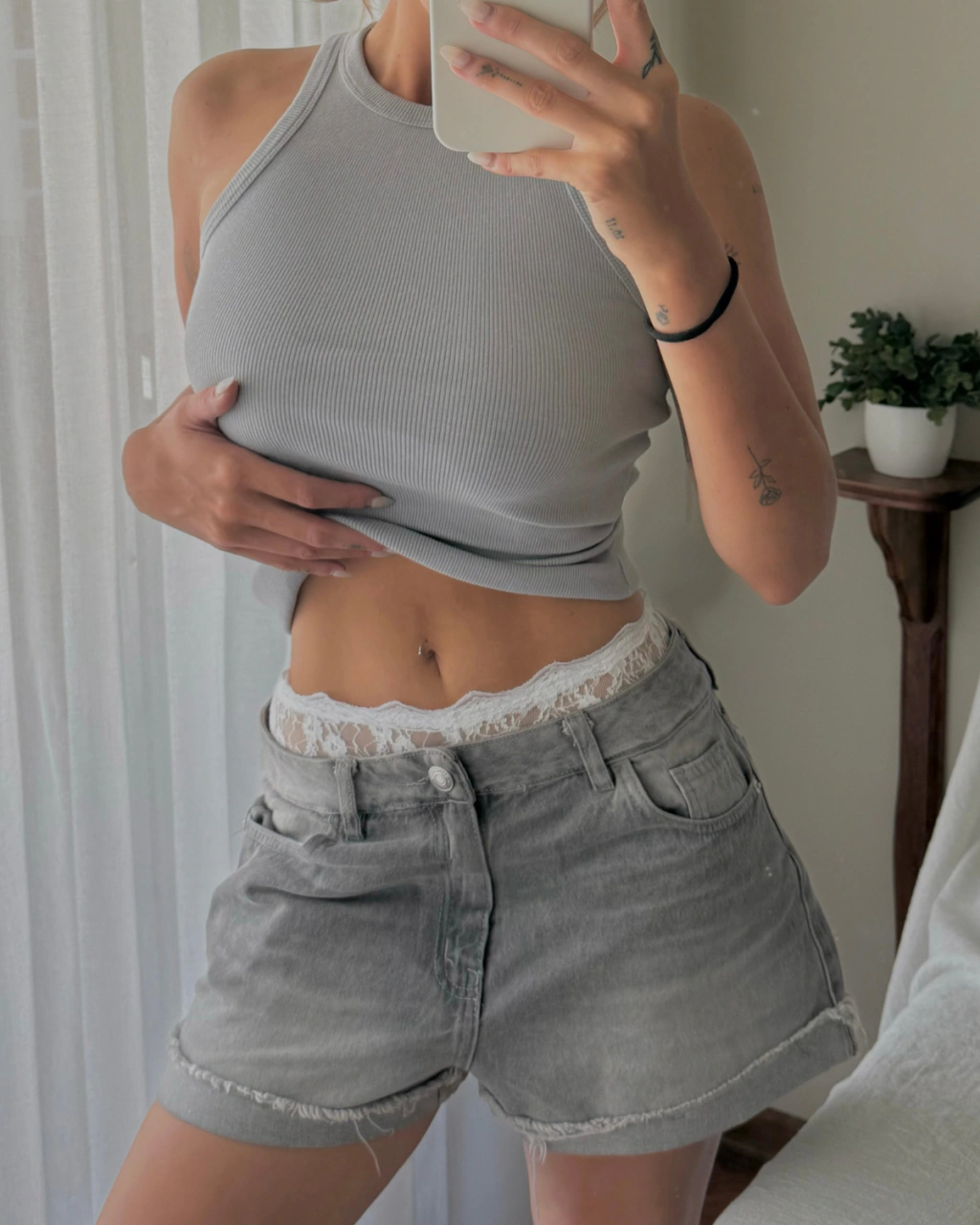 Short Selene | Encaje Blanco 3