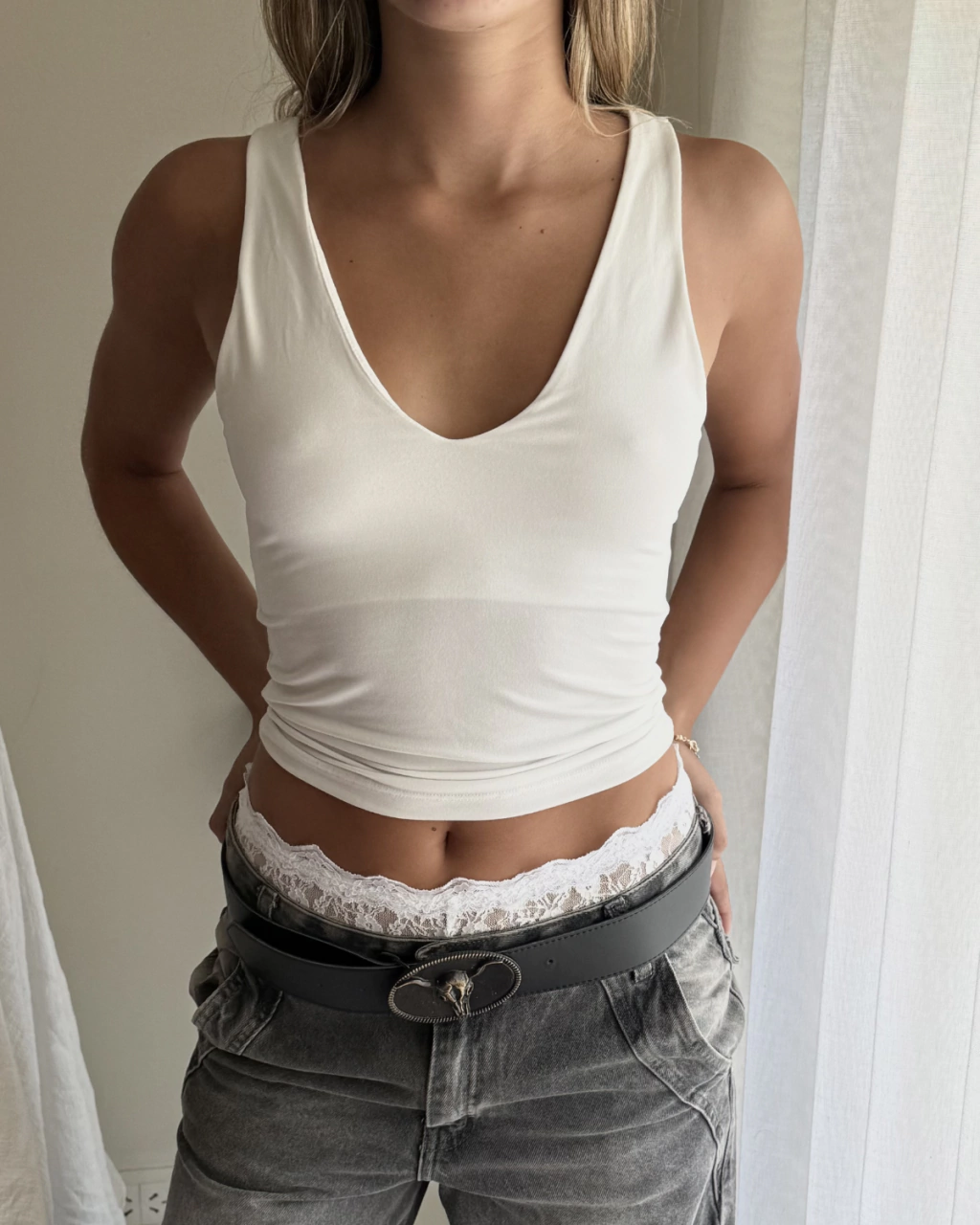 Musculosa Michigan | Blanca 2