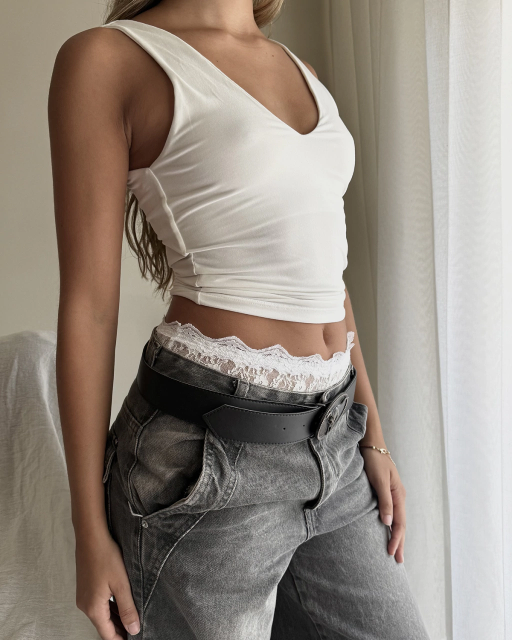 Musculosa Michigan | Blanca 4