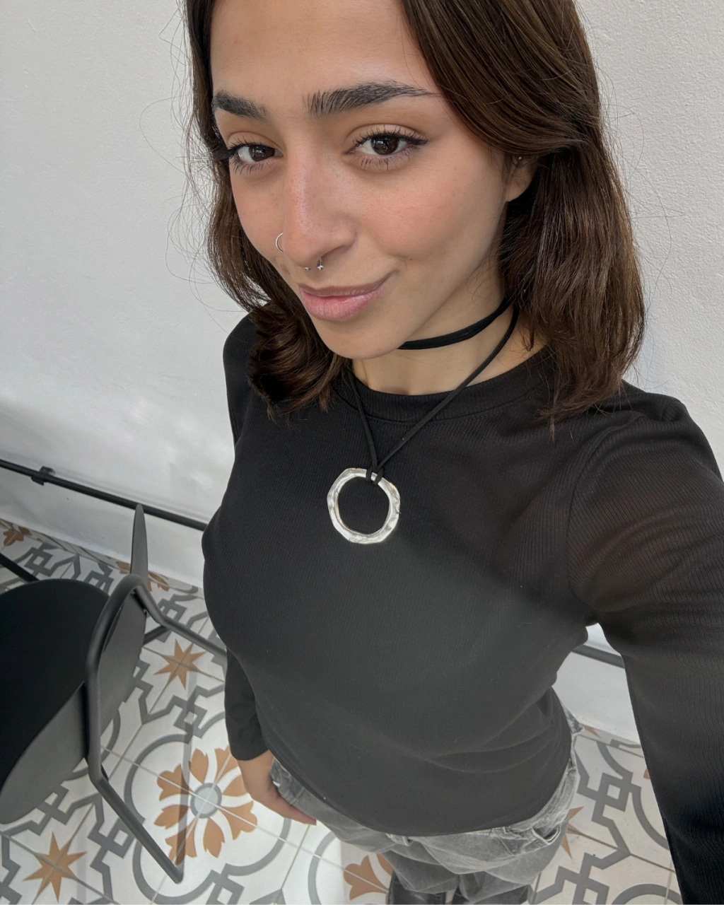 Collar Agna | Negro 3