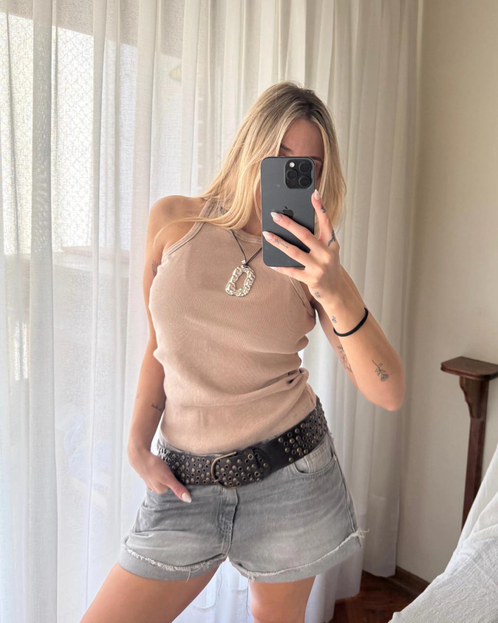 Musculosa Kleo | Marron 3